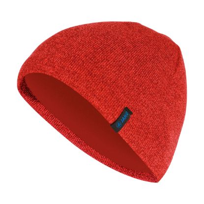 Afbeeldingen van Gebreide muts rood gemeleerd