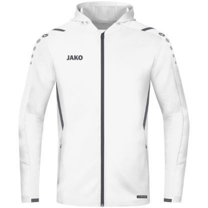 Afbeeldingen van Jas met kap Challenge wit/anthra light