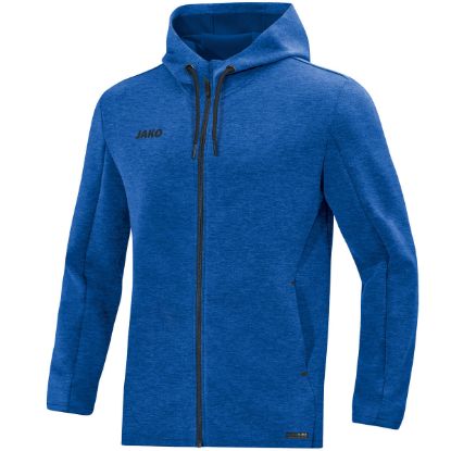 Afbeeldingen van Jas met kap Premium Basics royal gemeleerd