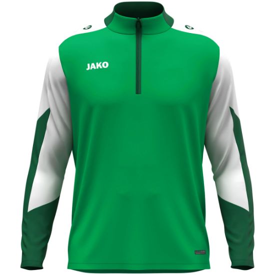 Afbeeldingen van Ziptop Dynamic groen/wit/donkergroen