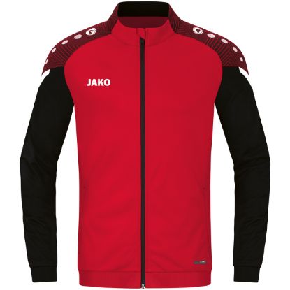 Afbeeldingen van Polyestervest Performance rood/zwart