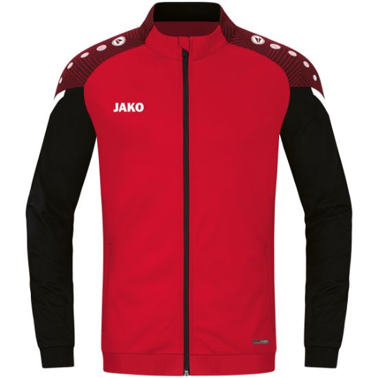 Afbeeldingen van Polyestervest Performance rood/zwart