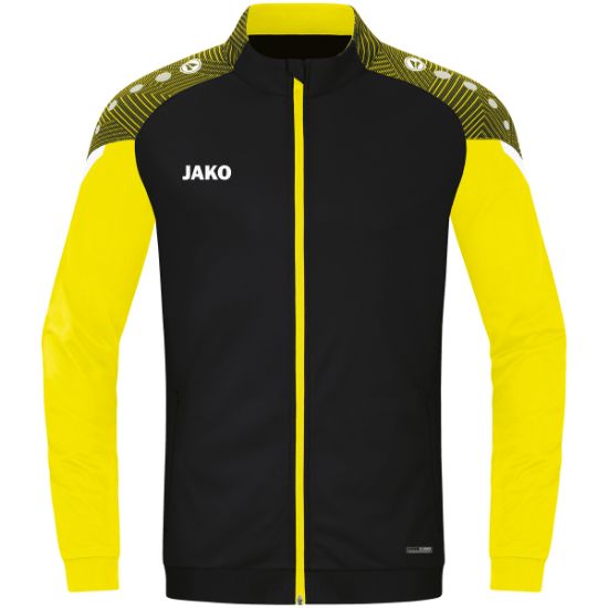 Afbeeldingen van Polyestervest Performance zwart/zachtgeel