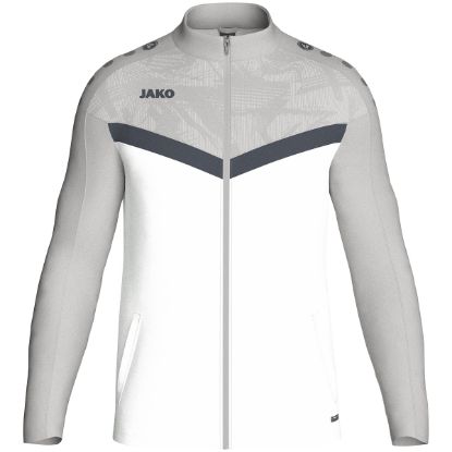 Afbeeldingen van Polyestervest Iconic wit/zachtgrijs/antra light