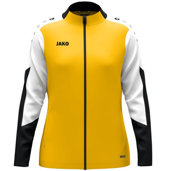 Afbeeldingen van Polyestervest Dynamic damesmaten geel/wit/zwart