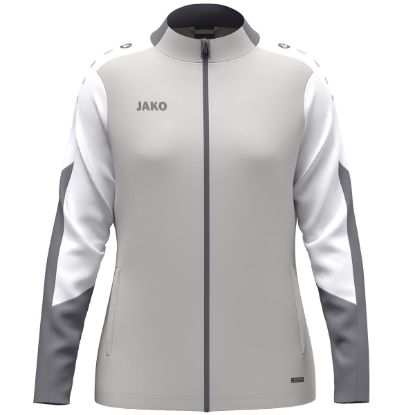 Afbeeldingen van Polyestervest Dynamic damesmaten lichtgrijs/wit/grijs