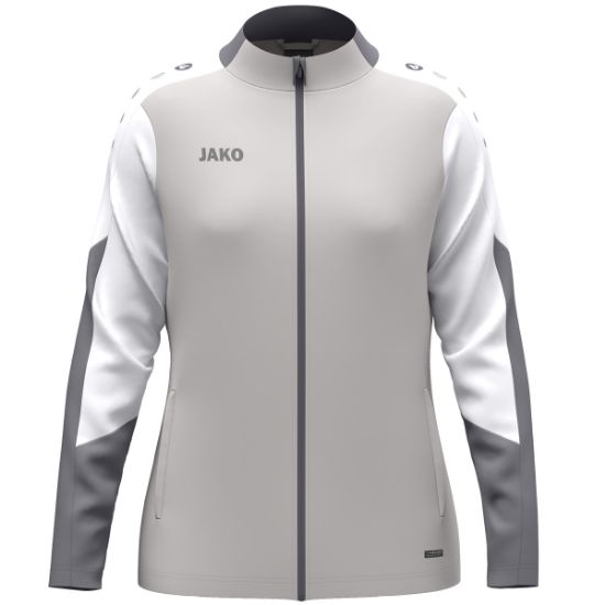 Afbeeldingen van Polyestervest Dynamic damesmaten lichtgrijs/wit/grijs