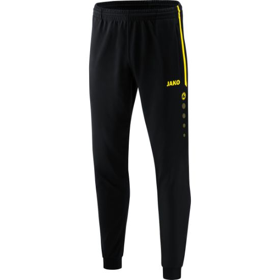 Afbeeldingen van Polyesterbroek Competition 2.0 zwart/fluogeel