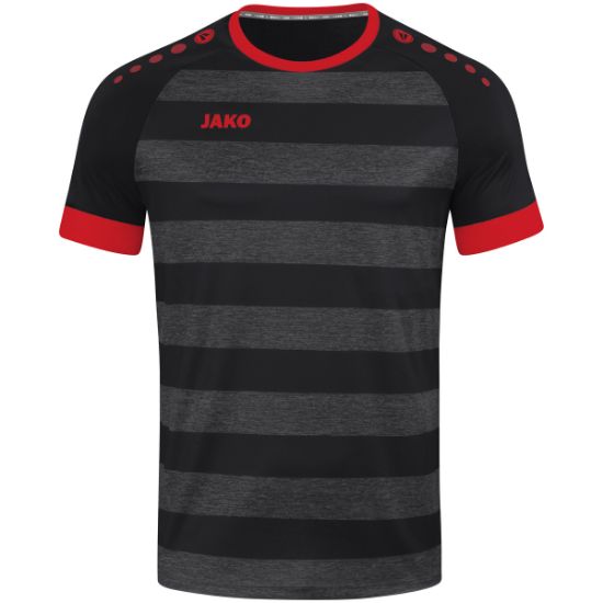 Afbeeldingen van Shirt Celtic Melange KM zwart/sportrood