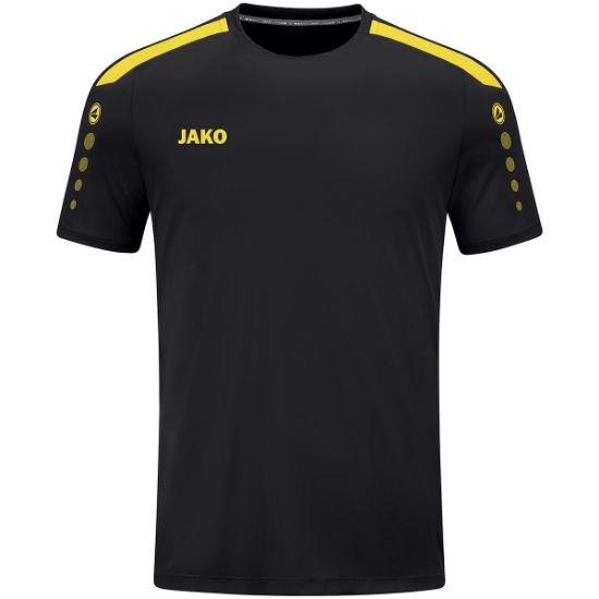 Afbeeldingen van Shirt Power KM zwart/citroen