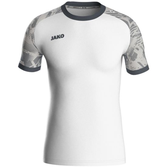 Afbeeldingen van Shirt Iconic KM wit/zachtgrijs/antra light