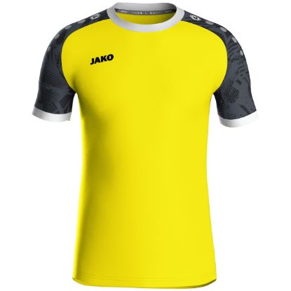 Afbeeldingen van Shirt Iconic KM zachtgeel/zwart
