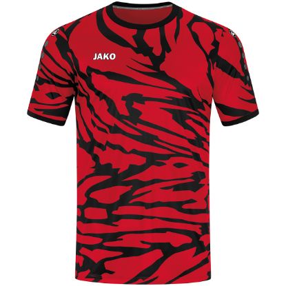 Afbeeldingen van Shirt Animal KM sportrood/zwart