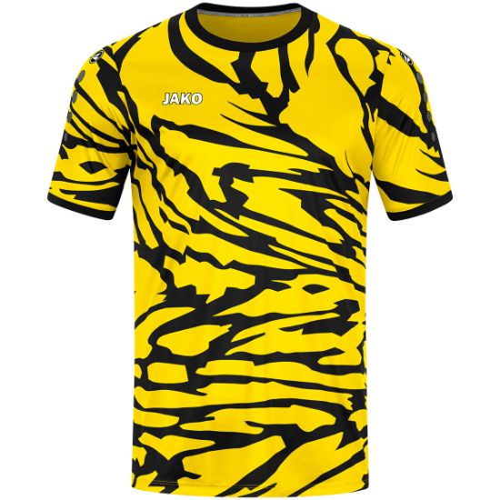 Afbeeldingen van Shirt Animal KM citroen/zwart