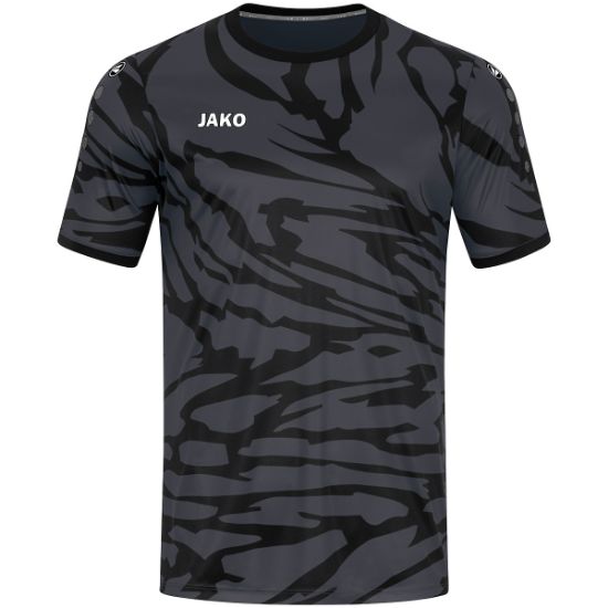 Afbeeldingen van Shirt Animal KM antraciet/zwart