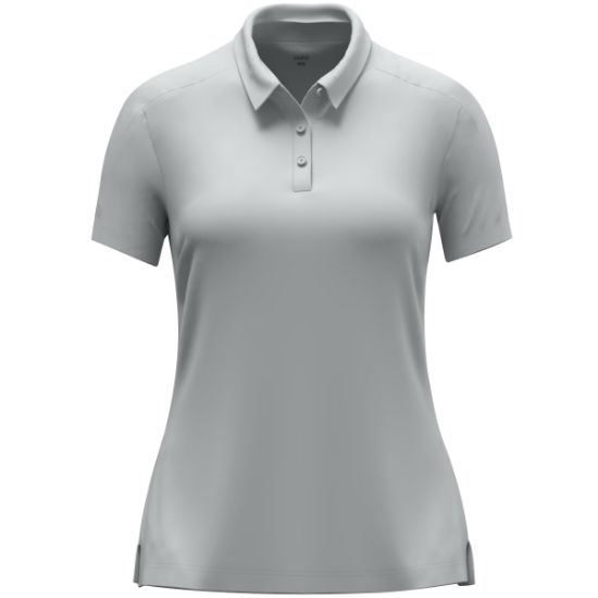 Afbeeldingen van Polo Uni damesmaten lichtgrijs