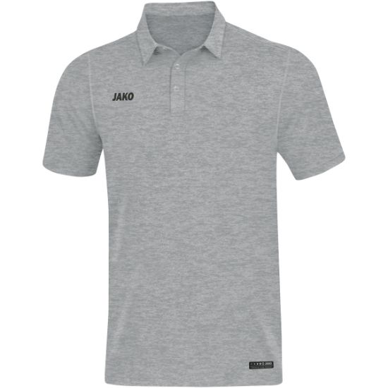 Afbeeldingen van Polo Premium Basics lichtgrijs gemeleerd