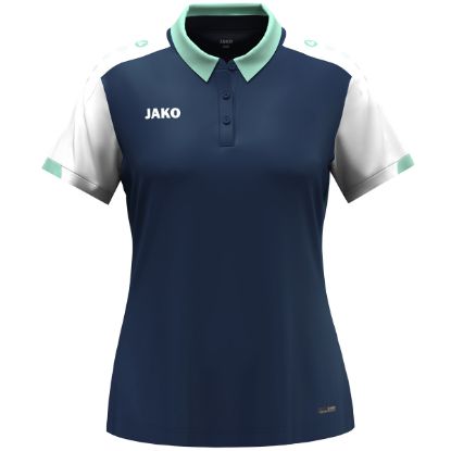 Afbeeldingen van Polo Dynamic damesmaten marine/wit/munt