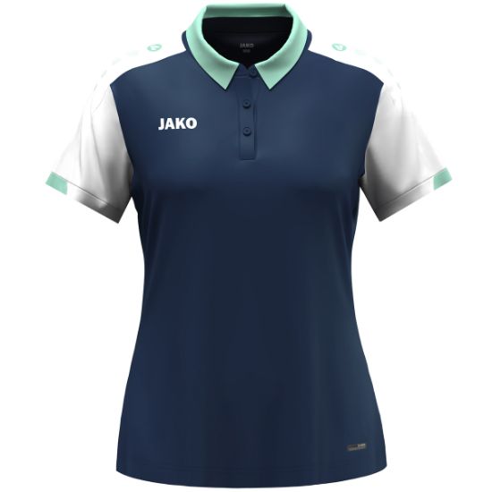 Afbeeldingen van Polo Dynamic damesmaten marine/wit/munt