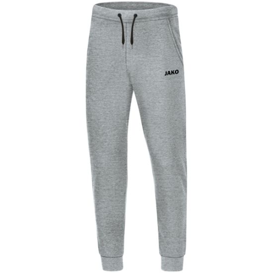 Afbeeldingen van Joggingbroek Base met boord lichtgrijs gemeleerd