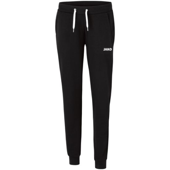 Afbeeldingen van Joggingbroek Base met boord Damesmaten zwart