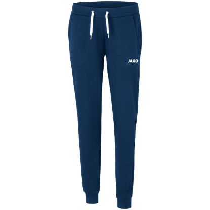 Afbeeldingen van Joggingbroek Base met boord Damesmaten marine