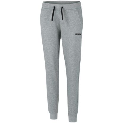 Afbeeldingen van Joggingbroek Base met boord Damesmaten lichtgrijs gemeleerd