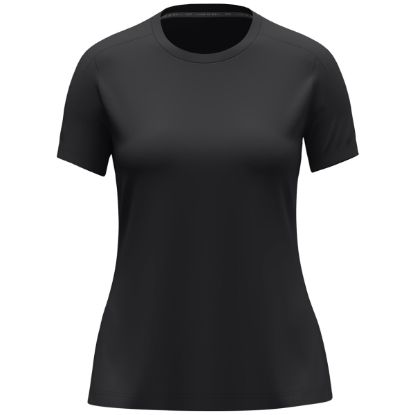 Afbeeldingen van T-Shirt Uni Damesmaten zwart