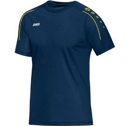 Afbeeldingen van T-shirt Classico nachtblauw/citroen