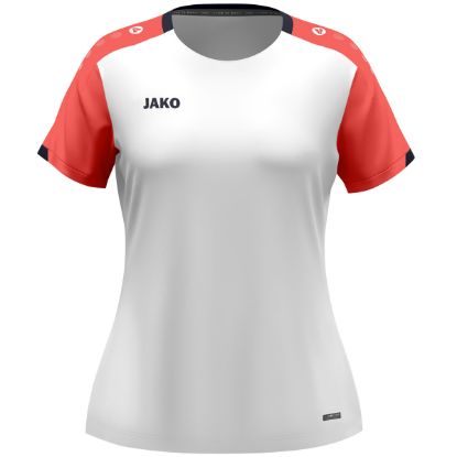 Afbeeldingen van T-Shirt Dynamic damesmaten wit/koraal/marine