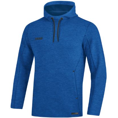 Afbeeldingen van Sweater met kap Premium Basics royal gemeleerd
