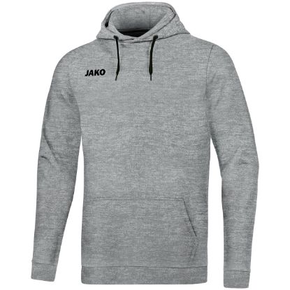 Afbeeldingen van Sweater met kap Base lichtgrijs gemeleerd