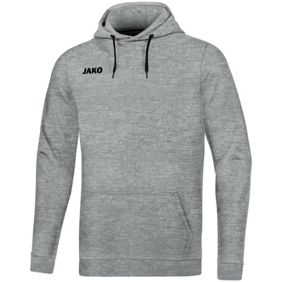 Afbeeldingen van Sweater met kap Base lichtgrijs gemeleerd