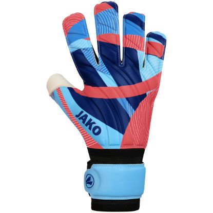Afbeeldingen van Keeperhandschoen River SuperSoft RC hemelsblauw/koraal/navy