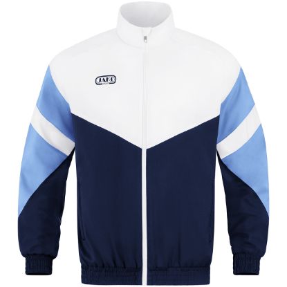 Afbeeldingen van Vest Retro marine/wit/hemelsblauw