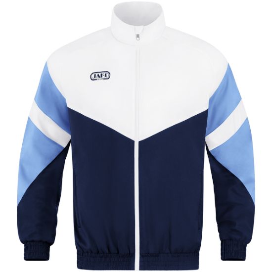 Afbeeldingen van Vest Retro marine/wit/hemelsblauw