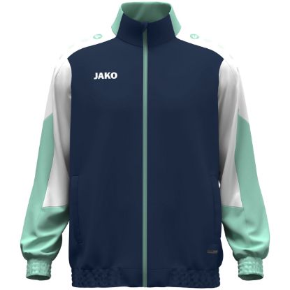 Afbeeldingen van Geweven jas Dynamic marine/wit/munt