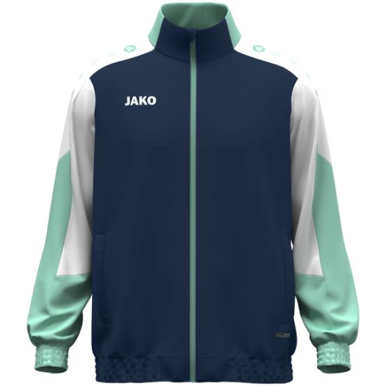 Afbeeldingen van Geweven jas Dynamic marine/wit/munt