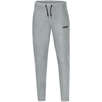 Afbeeldingen van Joggingbroek Base damesmaten lichtgrijs gemeleerd
