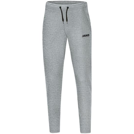 Afbeeldingen van Joggingbroek Base damesmaten lichtgrijs gemeleerd